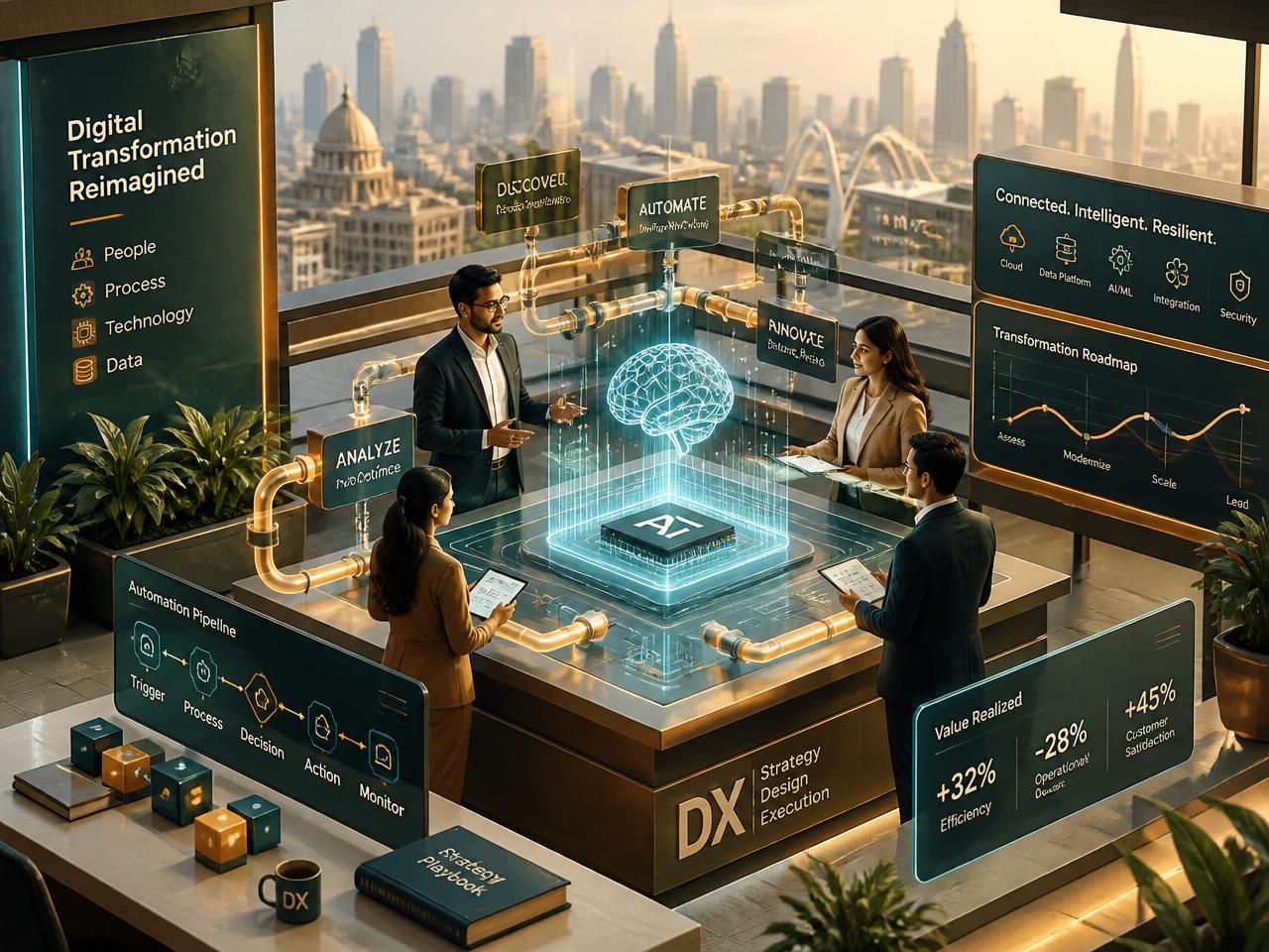 Custom AI, software and automation solutions